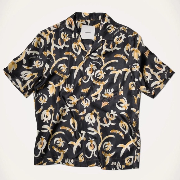 Nanushka BODIL Printed Silk Twill Shirt